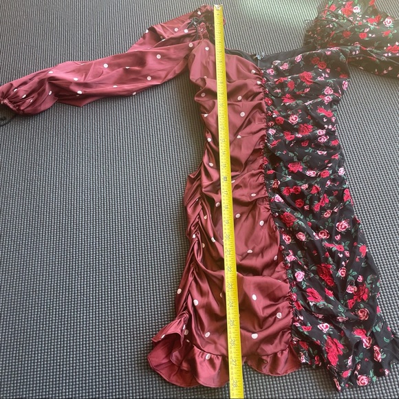 For Love & Lemons Cher Ruched Mini Dress - Picture 10 of 11